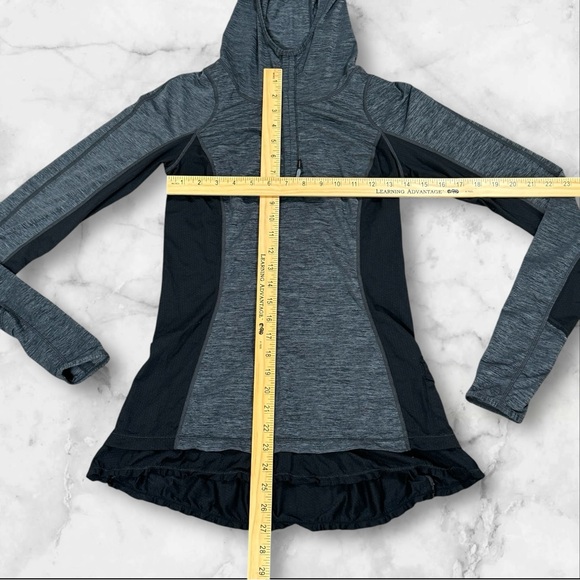 Lululemon Run Ambition Stay On Course Pullover‎ Hoodie  Black Size 4 Running - Picture 6 of 9